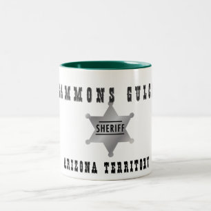 Em Dois Tons Caneca de Café Gammons Gulch