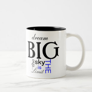 Em Dois Tons Caneca de café GRANDE ideal