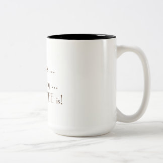Em Dois Tons Caneca de café HOME