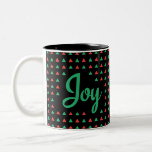 Em Dois Tons Caneca de Café Joy Two-Tone