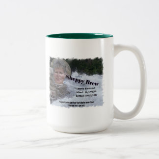 Em Dois Tons Caneca de café loura de Wetta