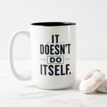 Caneca de Café Mãe Engraçada Não Faz Sozinha