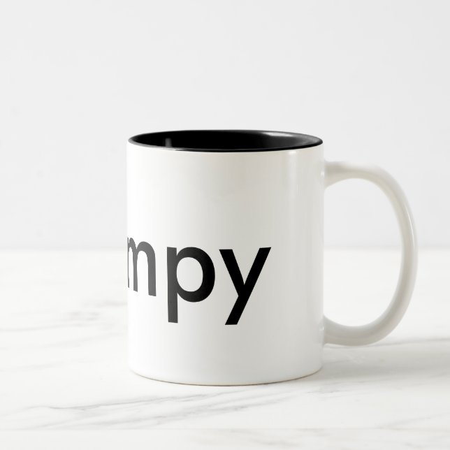 Em Dois Tons Caneca de café mal-humorada (Direita)