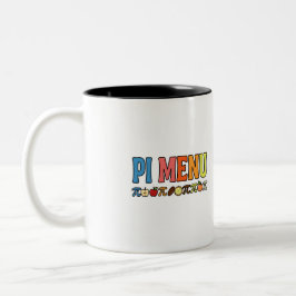 Em Dois Tons Caneca de Café Menu Pi – Presente Divertido para A