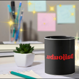 Em Dois Tons Caneca de Café Mindfulness Daijobu Presente de Cit