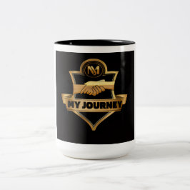 Em Dois Tons Caneca de Café Minha Jornada