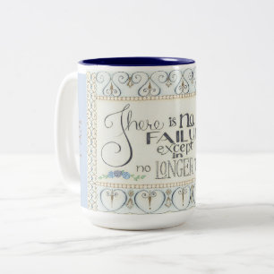 Em Dois Tons Caneca de Café Não Há Falha/ EU ESTOU Determinado