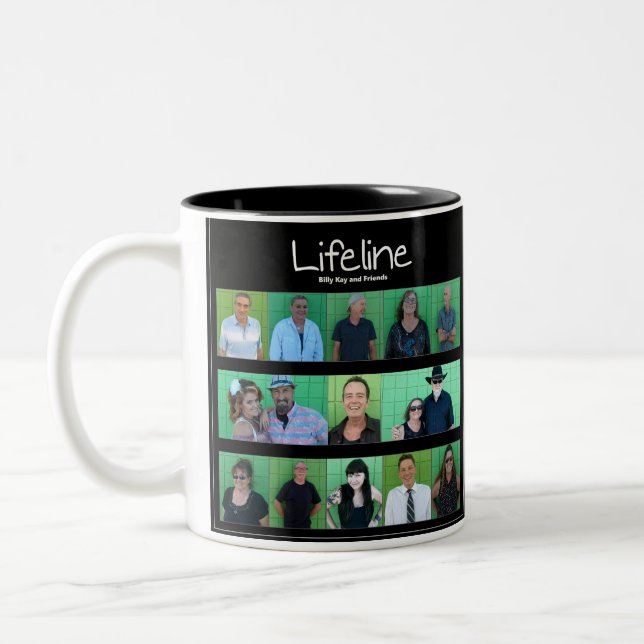 Em Dois Tons Caneca de café oficial da corda de salvamento (Esquerda)