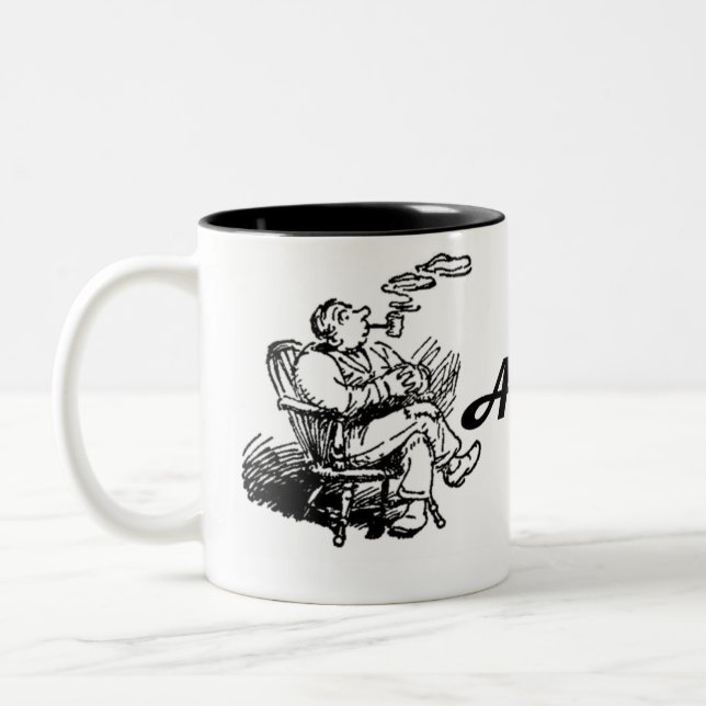 Em Dois Tons Caneca de café oficial de Aristocob (Esquerda)
