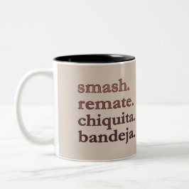Em Dois Tons Caneca de Café Padel - Personalize Palavras Vibes