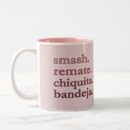 Em Dois Tons Caneca de Café Padel - Personalize Palavras Vibes