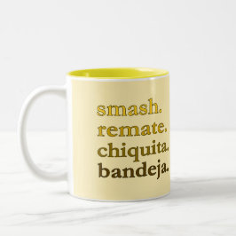 Em Dois Tons Caneca de Café Padel - Personalize Palavras Vibes
