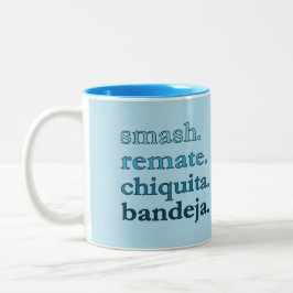 Em Dois Tons Caneca de Café Padel - Personalize Palavras Vibes