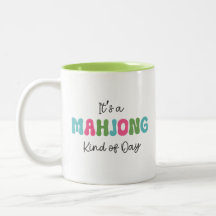 Caneca de Café para Amantes de Mahjong