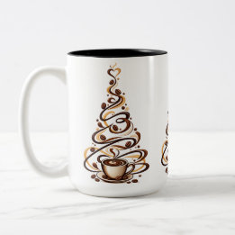 Em Dois Tons Caneca de Café para Ela Presente de Amante de Café
