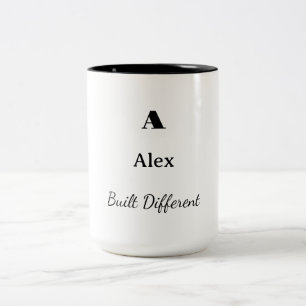 Em Dois Tons Caneca de Café Personalizada Feita Diferente Inici