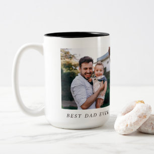 Em Dois Tons Caneca de Café Personalizada Melhor Pai de Todos F