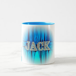 Em Dois Tons Caneca de café personalizada para Jack.