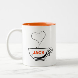 Em Dois Tons Caneca de Café Pessoal com Duas Cores Personalizad