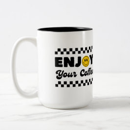 Em Dois Tons Caneca de Café Premium ☕ Perfeita para Casa e Escr