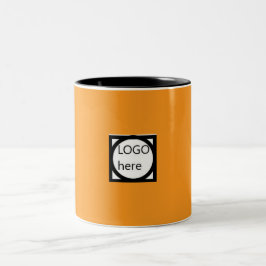 Em Dois Tons Caneca de Café Promocional com o seu LOGO! Marrom