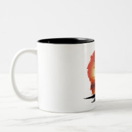 Em Dois Tons Caneca de Café Romântica para Casais
