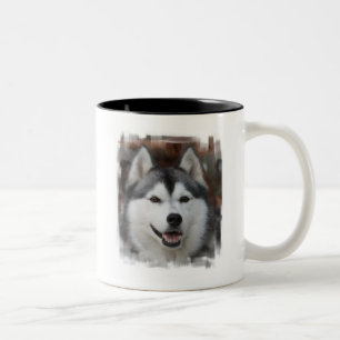 Em Dois Tons Caneca de café ronca do cão