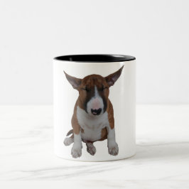 Em Dois Tons Caneca de café sonolento do filhote de cachorro de
