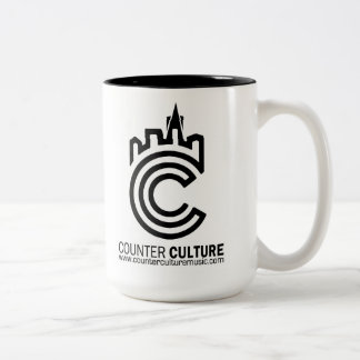 Em Dois Tons Caneca de café subterrânea da cultura contrária