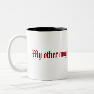 Em Dois Tons Caneca de café temático de Warcraft Brewfest