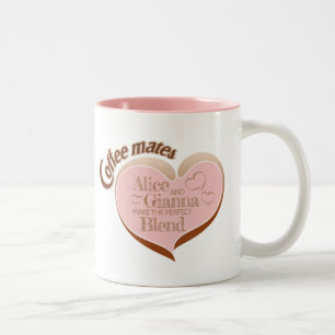 Em Dois Tons Caneca de café Two-Tone companheiros de café
