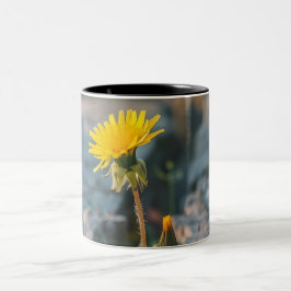 Em Dois Tons Caneca de Café Two-Tone Dandelion Resiliente