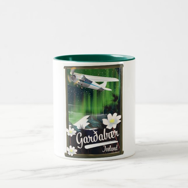 Em Dois Tons Caneca de Café Two-Tone Garðabær Islândia pôster d (Centro)
