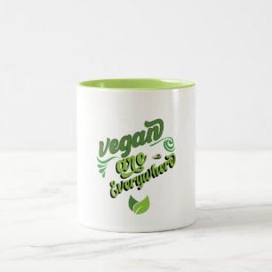 Em Dois Tons caneca de café Two-Tone vegan-are-everywhere
