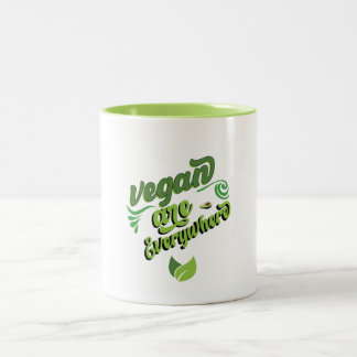 Em Dois Tons caneca de café Two-Tone vegan-are-everywhere