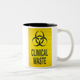 EM DOIS TONS CANECA DE CAFÉ WASTE CLÍNICA