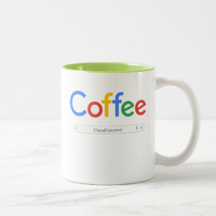 Em Dois Tons Caneca de café xadrez Café Googleado