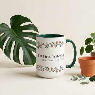 Em Dois Tons Caneca de Mãe de Planta Cômica de Café Botânico (1