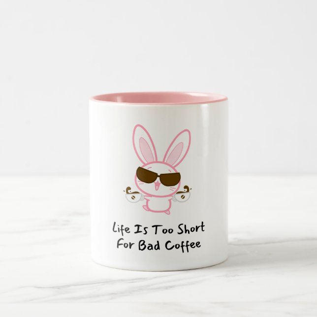 Em Dois Tons Caneca Para Amante De Café Presente Engraçado para (Centro)