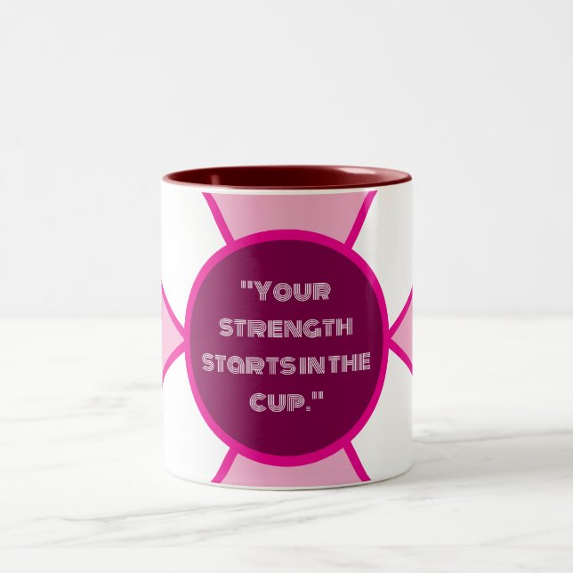 Em Dois Tons Caneca para Amantes de Café (Centro)