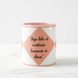 Em Dois Tons Caneca para Amantes de Café