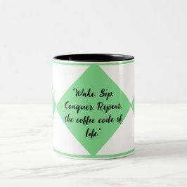 Em Dois Tons Caneca para Amantes de Café