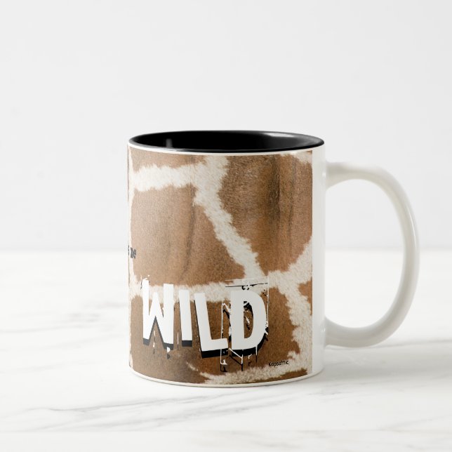 Em Dois Tons Caneca Selvagem de Café (Direita)