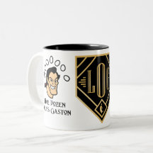 Cinco dúzia Ouefs Gaston - caneca de café do