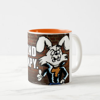 EM DOIS TONS COELHO DIFÍCIL - CANECA DE CAFÉ MAL-HUMORADO