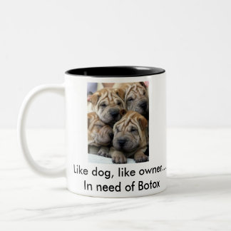 Em Dois Tons Como o cão, como a caneca de café do proprietário