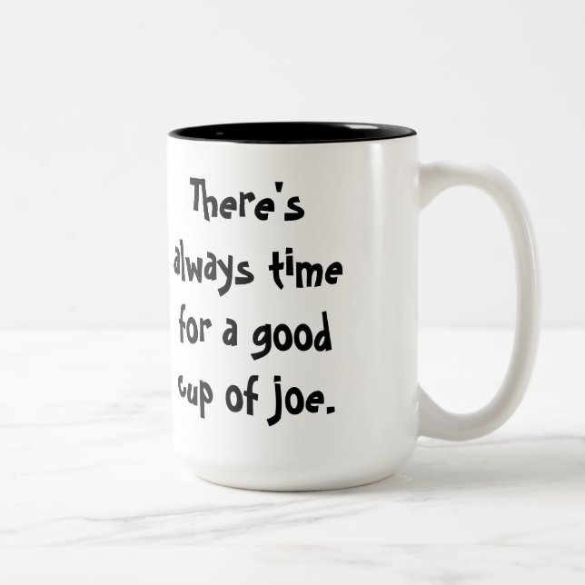 Em Dois Tons "copo caneca de café de Joe" (Direita)
