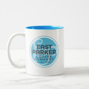 Em Dois Tons Copo redondo do leste da caneca de café do