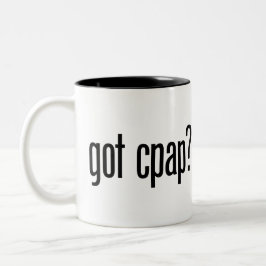 Em Dois Tons CPAP obtido? Caneca de café