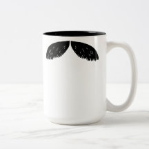 Cresça uma cara do Moustache da caneca de café do